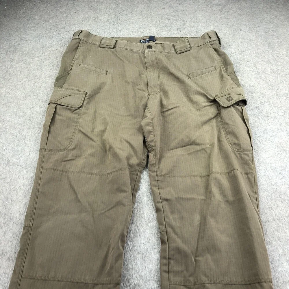 5.11 Tactical Pants Mens 38x34 Brown Cargo Relaxed Straight Workwear Utility